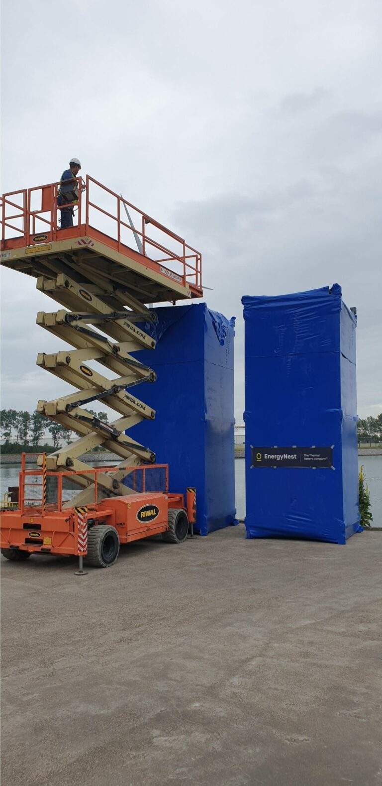 Casting of our first commercial Thermal Battery system for Eni at Mebin: