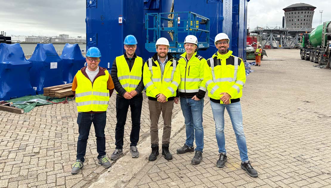 Gussprozess in Rotterdam