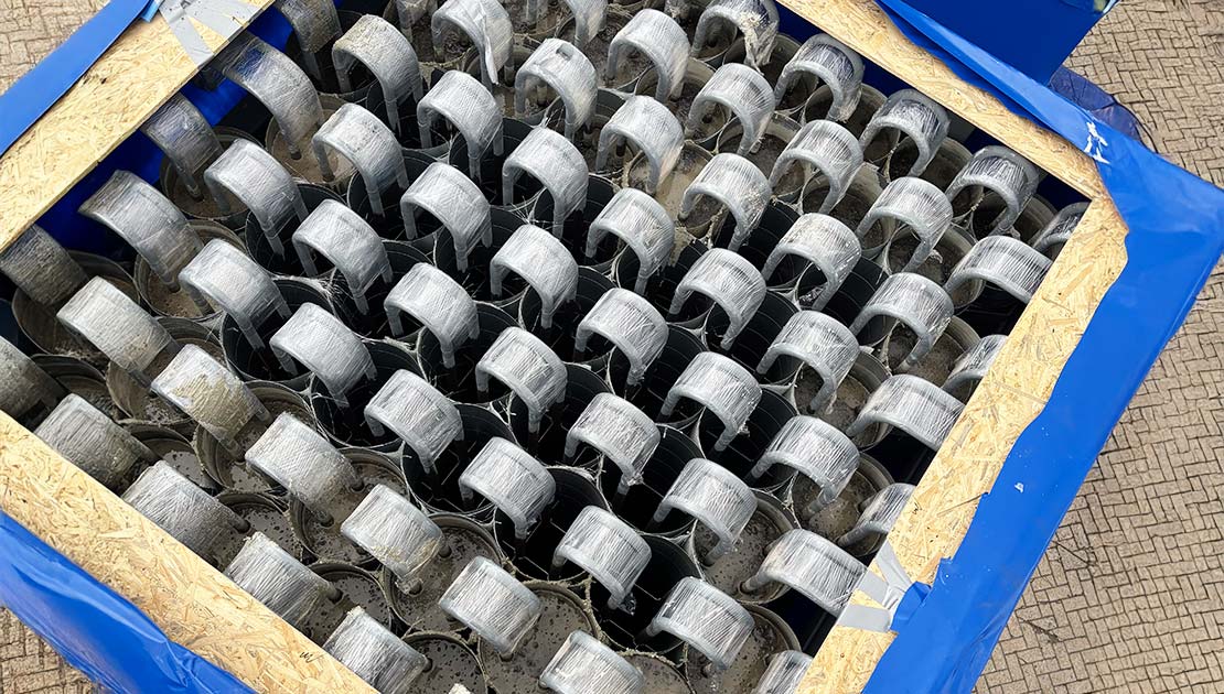 Gussprozess in Rotterdam