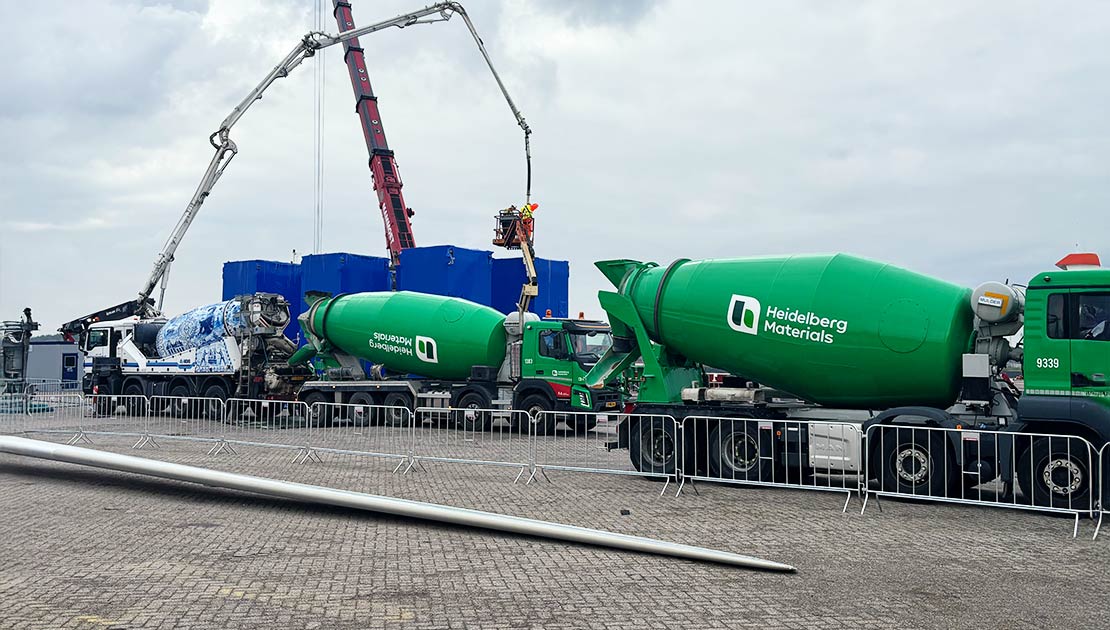 Gussprozess in Rotterdam